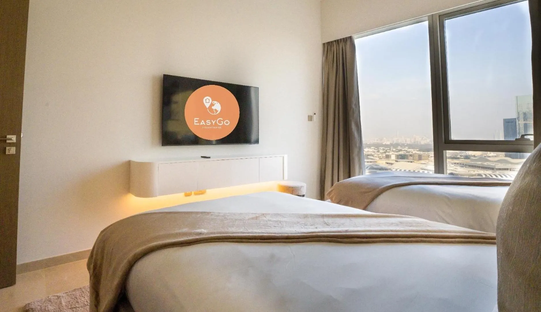 Easygo-Core Luxury 2Bdr In Grande Signature Res Panoramic View Dubai